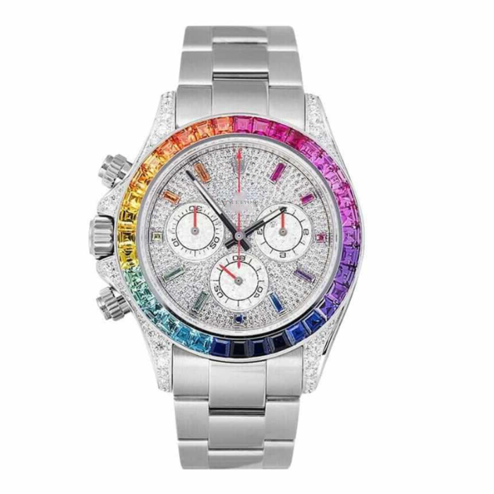 Vettori Chronograph 40mm – White Diamond Dial
