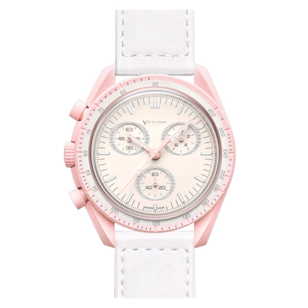 Vettori Chronograph 42mm – Pink Dial