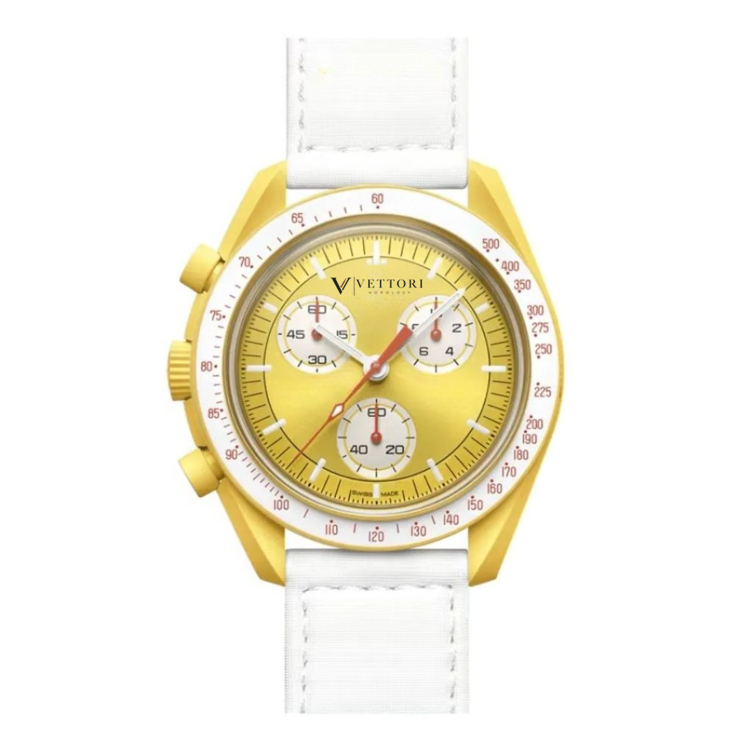 Vettori Chronograph 42mm – Yellow Dial