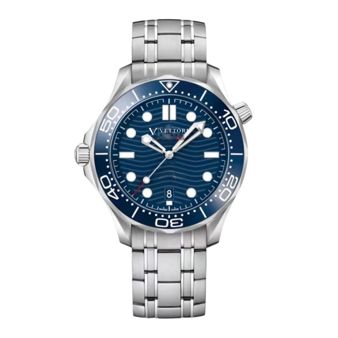 Vettori Diver 42mm – Blue Wave Dial