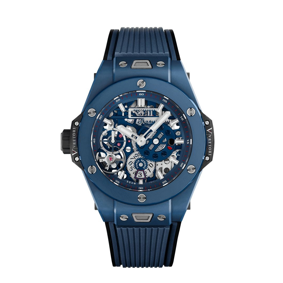Vettori Fusion Power Reserve 45mm – Blue Skeleton Dial