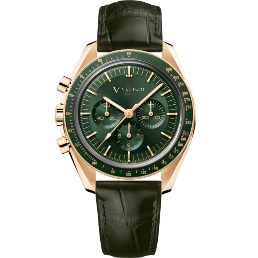 Vettori Professional Chronograph 42mm – Green Dial