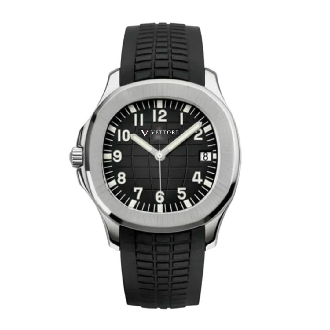 Vettori Sport Aquanaut 40mm – Black Embossed Dial