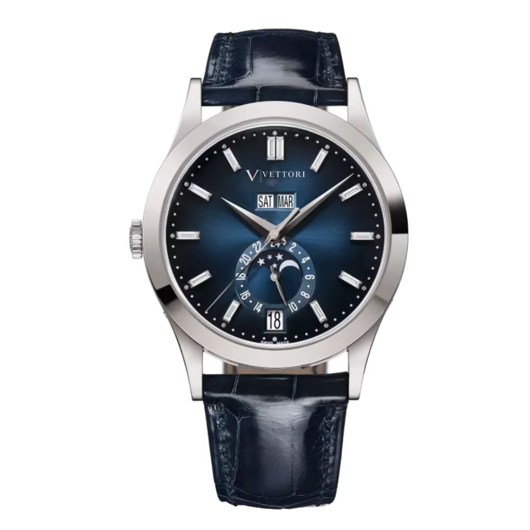 Vettori Annual Calendar 38mm – Grey Dial
