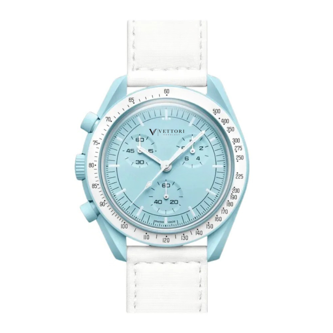 Vettori Chronograph 42mm – Light Blue Dial