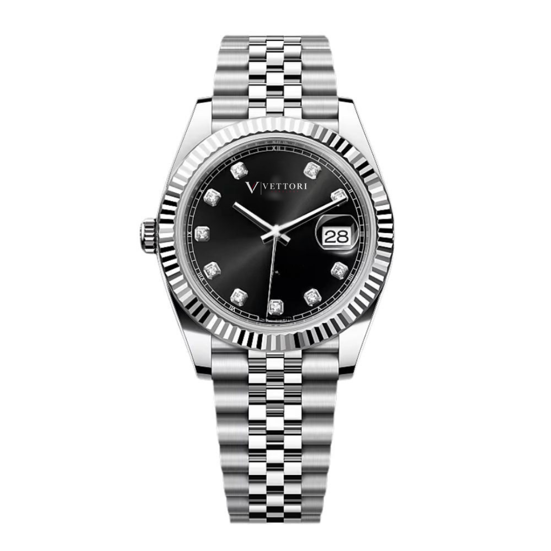 Vettori Classic 41mm – Black Diamond Dial