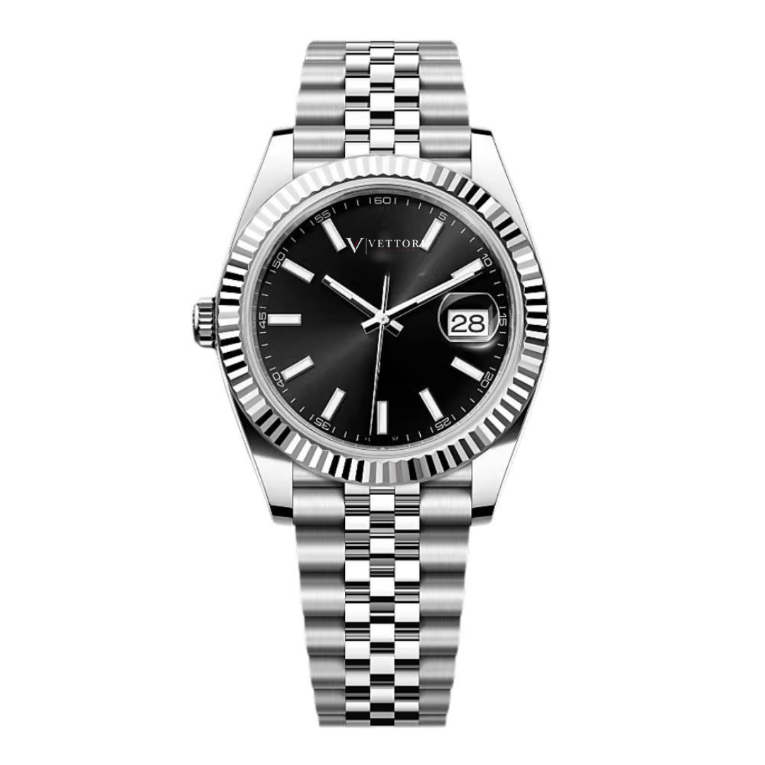 Vettori Classic Date 41mm – Black Dial