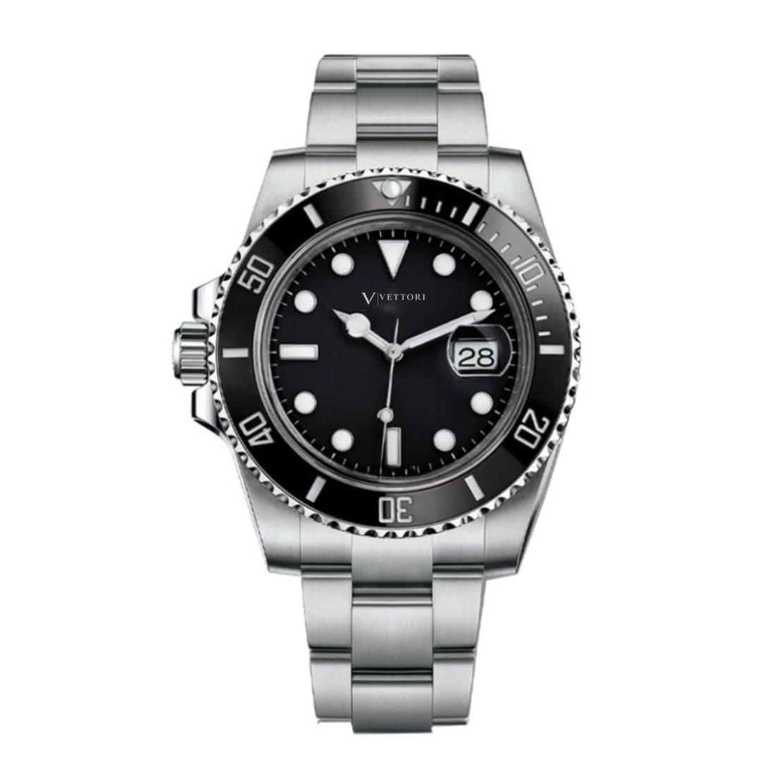 Vettori Diver 40mm – Black Dial